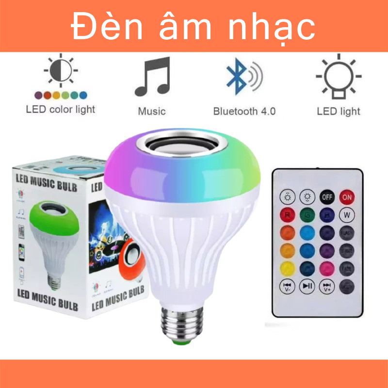 Bóng đèn LED độc đáo kiêm loa nghe nhạc bluetooth