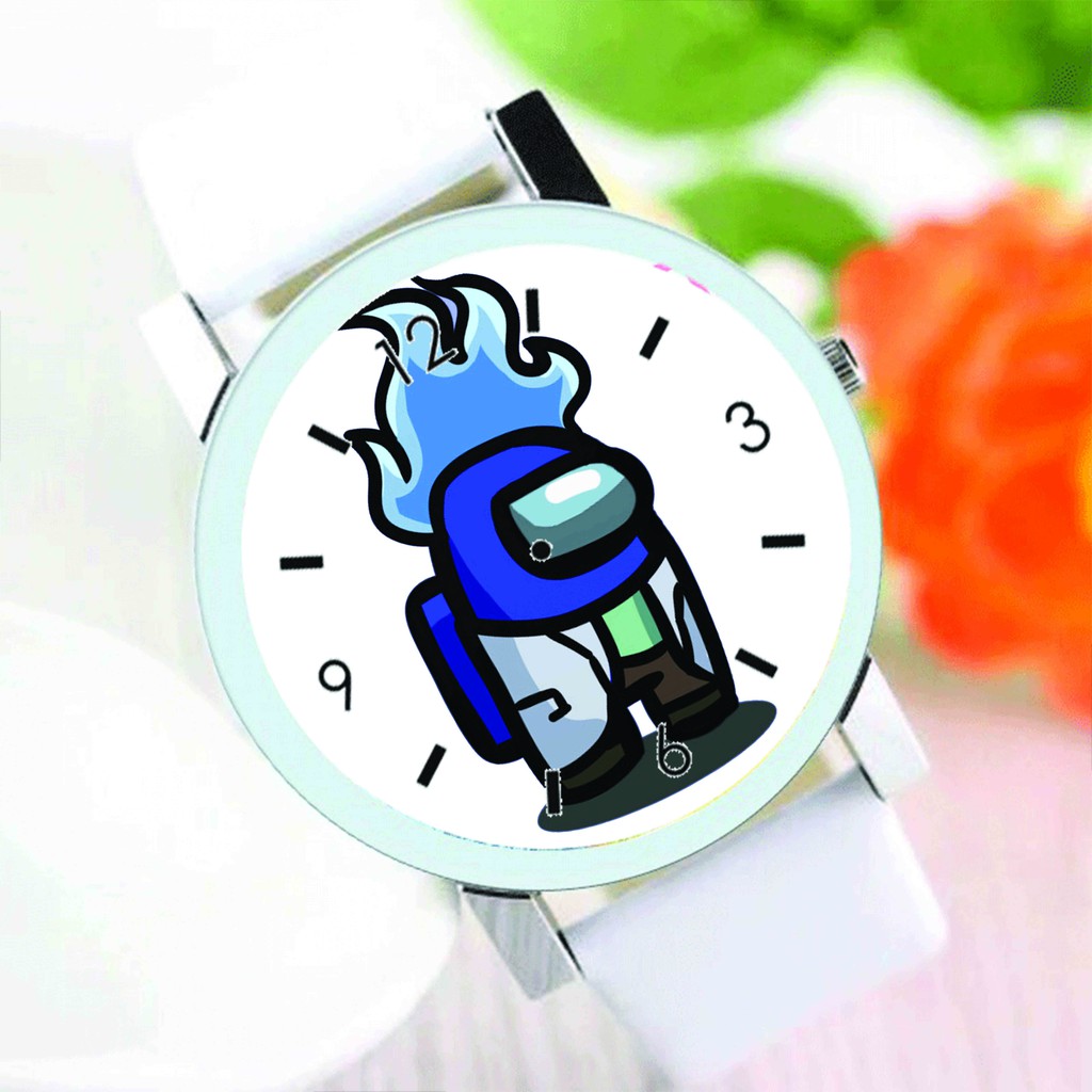 Đồng hồ đeo tay nam nữ Among Us ROBLOX Five Nights at Freddy's game anime chibi quà tặng dễ thương độc đáo xinh xắn