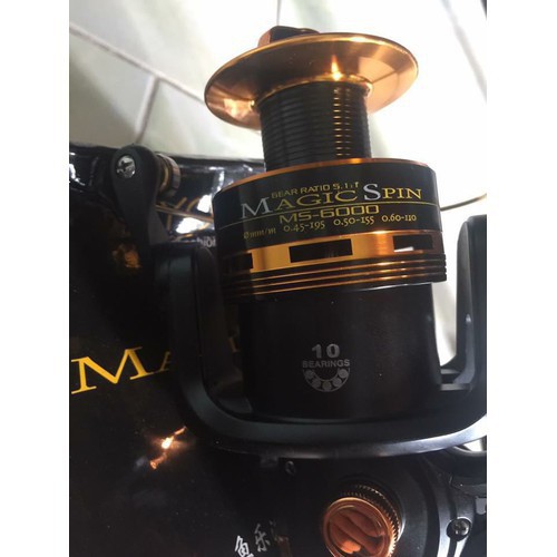 Máy câu cá Yolo Magic Spin 5000 6000  (cam kết đổi trả trong 2 tuần đầu)