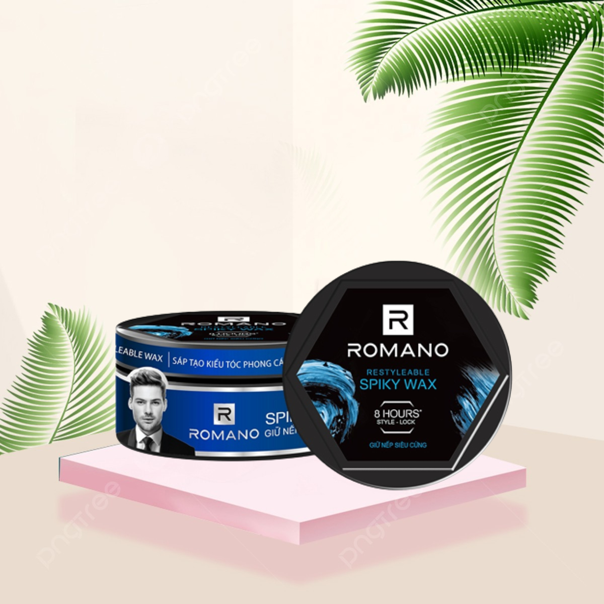 Sáp tạo kiểu giữ nếp tóc Romano Restyleable Wax 68g/hộp