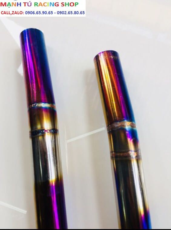 Cổ pô inox xi titan gắn cho dream,wave