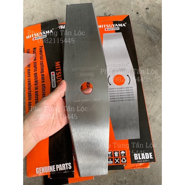 Dao Cắt Cỏ Mitsuyama dày 2.0li 355mm hàng đẹp