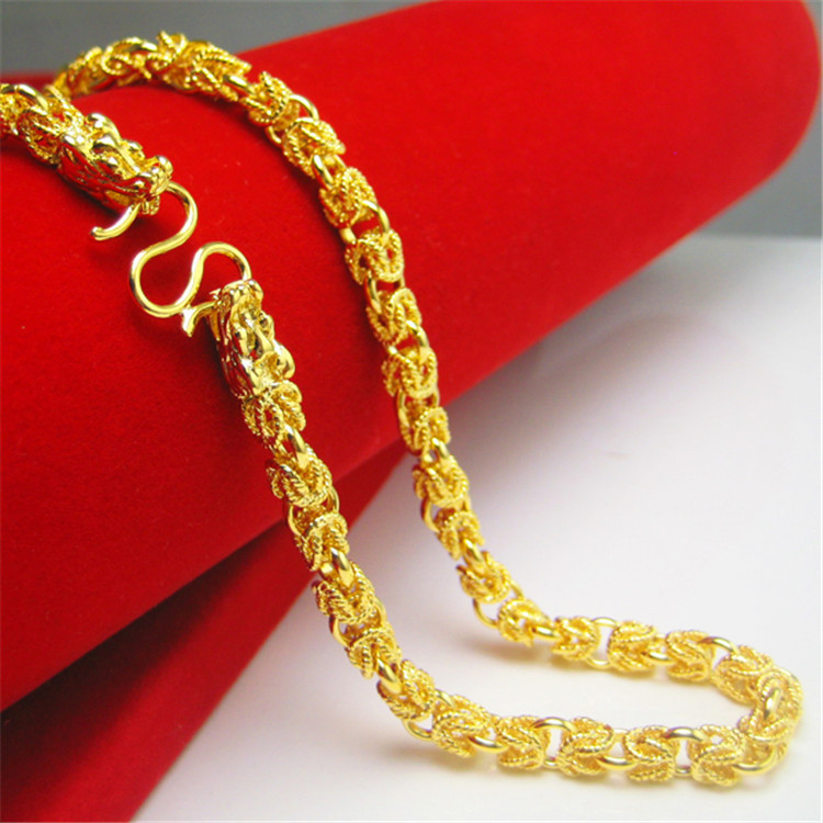 Dây chuyền nam rồng mạ 24K - S115