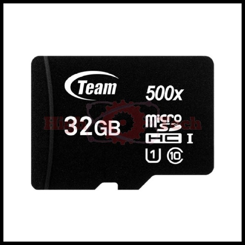 Thẻ nhớ microSDHC Team Group 32GB upto 80MB-s 500x class 10 U1 (Đen)