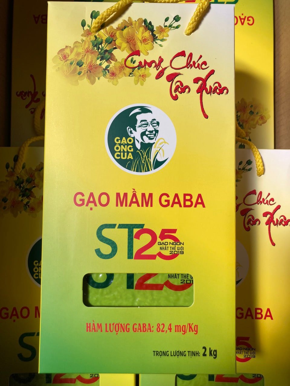 Gạo mầm Gaba ST25 (ăn kiêng, tiểu đường, béo phì) - Hộp 2kg