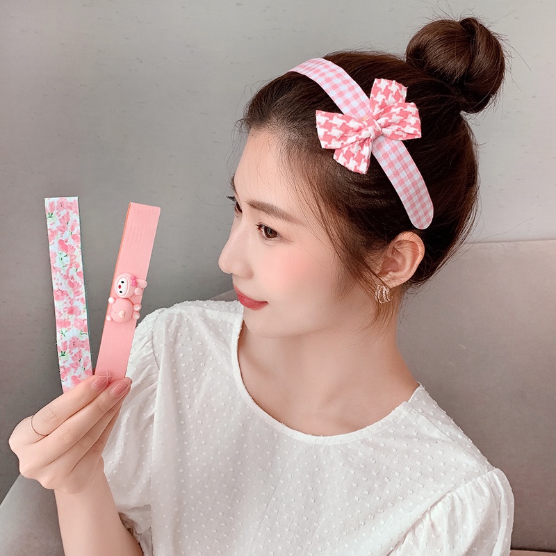 Băng Đô Dán Tóc Mái Phong Cách Hàn Quốc Cho Bé