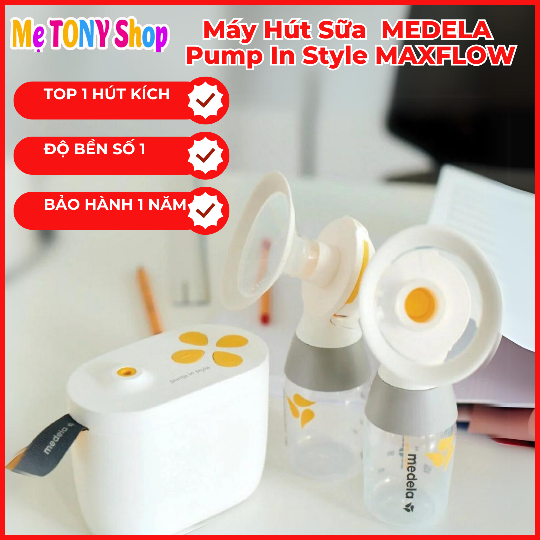 [NGUYÊN TEM] Máy Hút Sữa Điện Đôi MEDELA Pump In Style MAXFLOW Chính Hãng(Vô Địch Kích Hút Sữa)