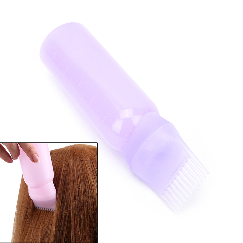 Fashion Bình nhuộm tóc 120ml Lược pha chế nhuộm tóc cho salon
