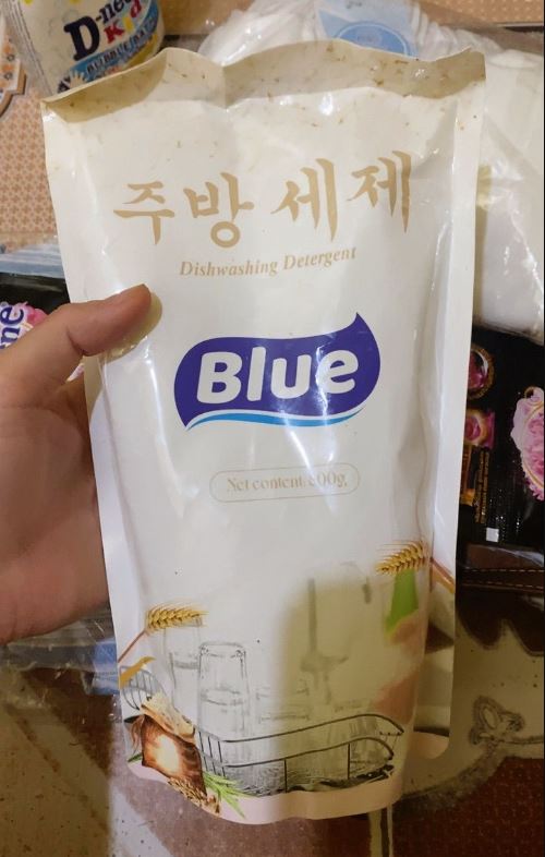 Nước Rửa Chén Bát Blue Tinh Chất Gạo Dung Tích 800ml