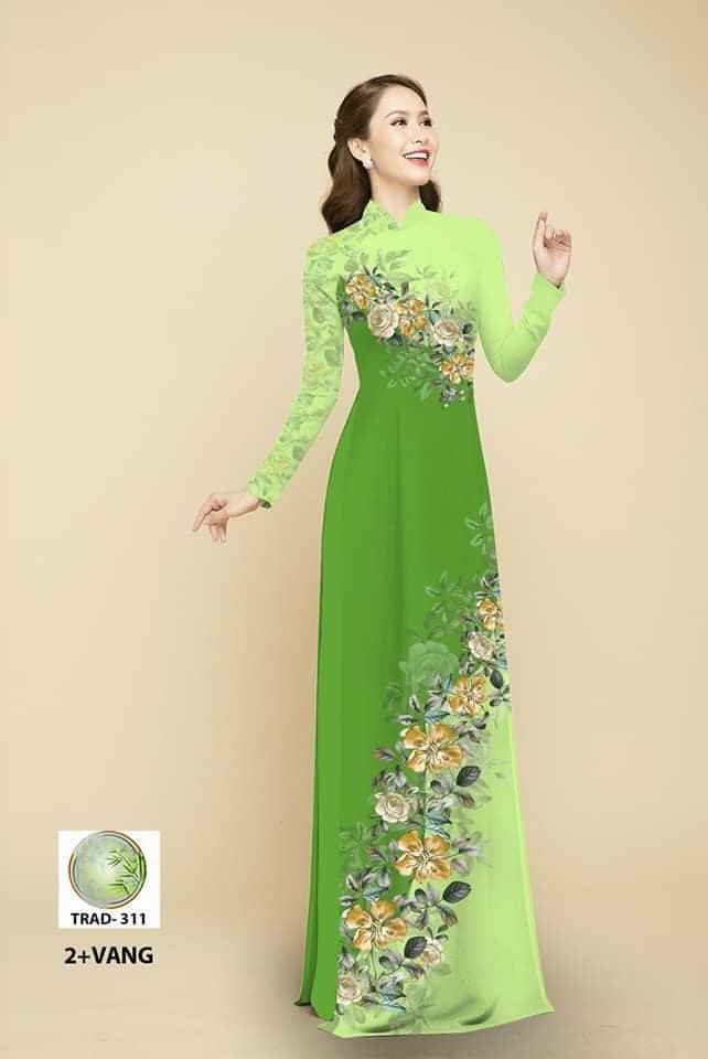 Áo Dài Truyền Thống Cả Bộ: Ad12-T4