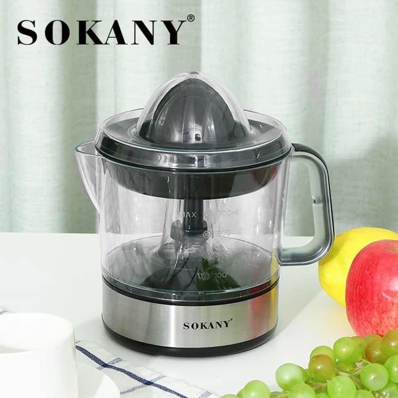 Máy vắt cam, máy ép cam SOKANY JE-623D 700ml, máy ép trái cây kiểu dáng sang trọng tinh tế, Bảo hành 1 đổi 1 nếu do lỗi của nhà sản xuất