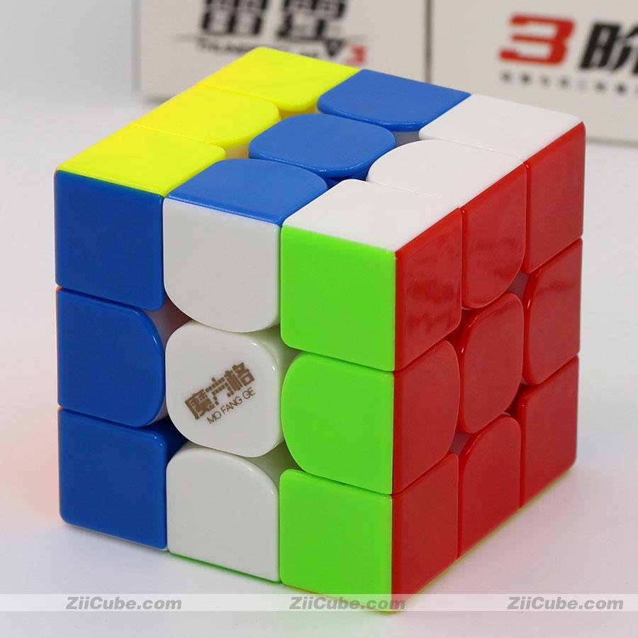( Giao Hỏa Tốc 2h) Rubik 3x3 QiYi Thunderclap V3/M - Rubik Nam Châm Từ Tính, Hàng Chính Hãng Chất Lượng Cao