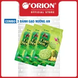 Combo 3 túi bánh gạo nướng An vị Cốm Sen 168G