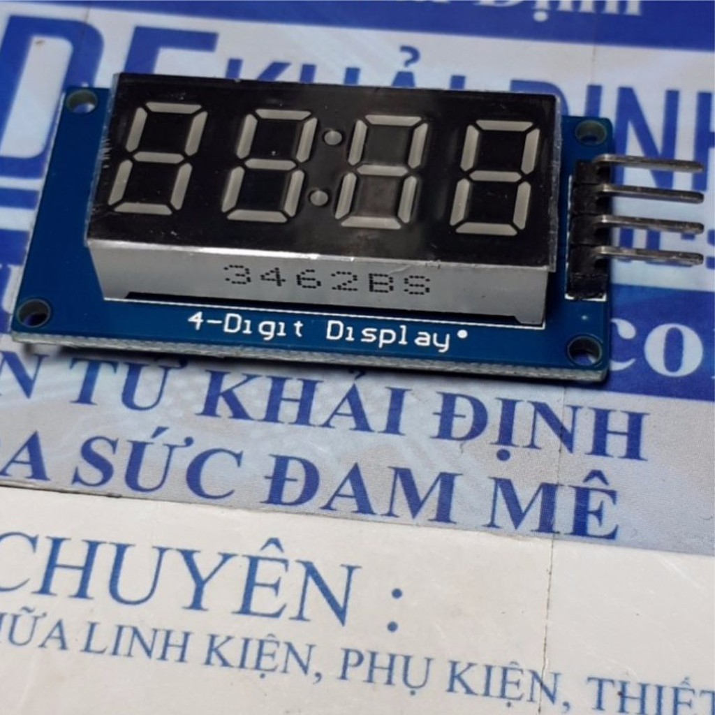 module 4 led 7 đoạn 0.36 inch, IC Tm1637 5v30mA kde3276