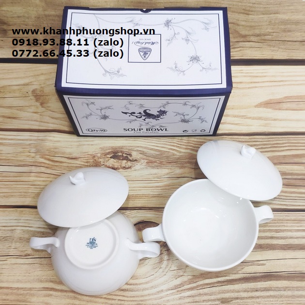 thố súp Anh Vũ sứ Minh Long - thố súp sứ Minh Long