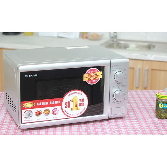 LÒ VI SÓNG SHARP R-G226VNS - 20 LÍT - CÓ NƯỚNG
