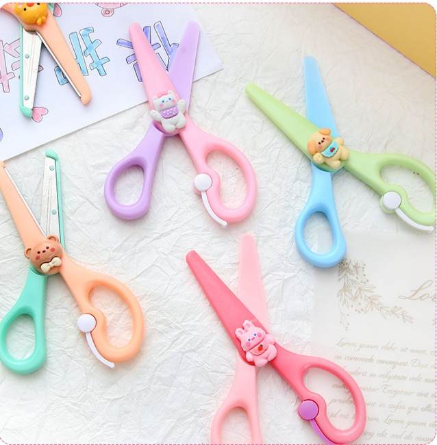 Kéo Cắt Giấy Thủ Công An Toàn Cho Bé