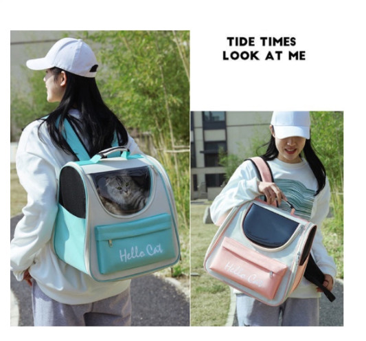 Balo thú cưng Hello Cat siêu cute, rộng rãi