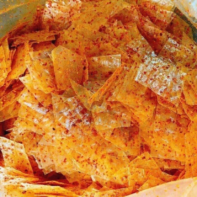 Bánh tráng miếng tỏi khô bò