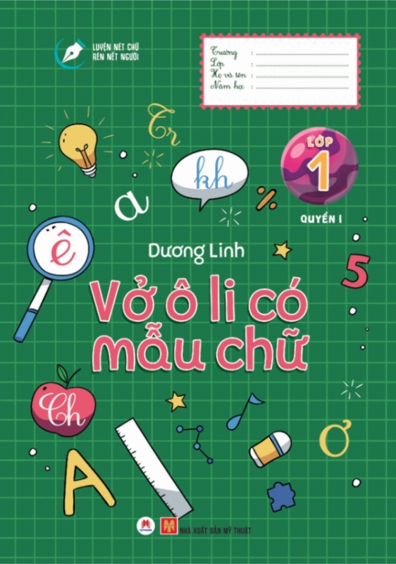 Mua Luyện Nét Chữ Rèn Nết Người - Vở Ô Li Có Mẫu Chữ - Lớp 1 (Quyển 1)