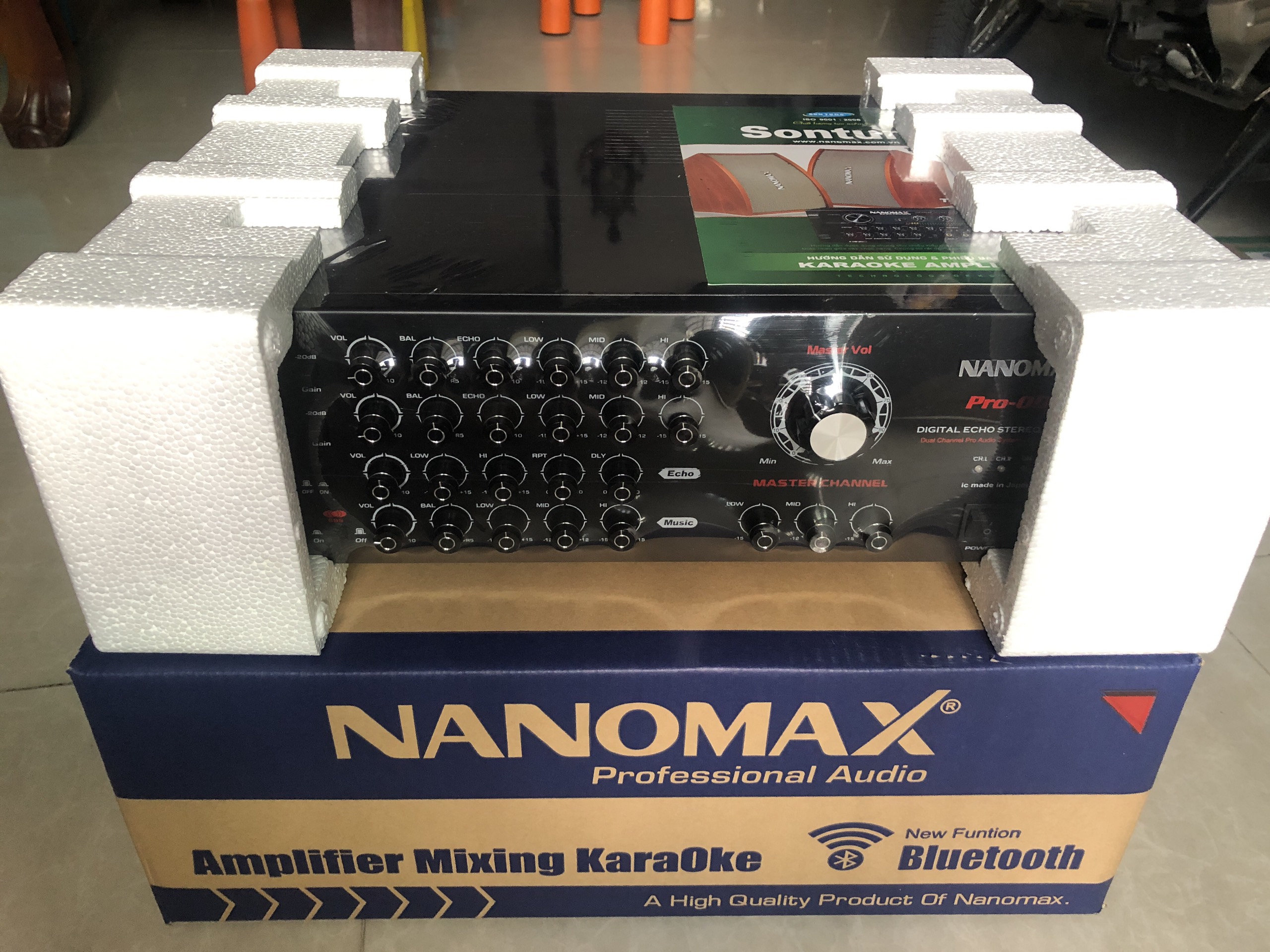 Amply Nanomax Pro-008 chay 12 sò Japan Cs 820W