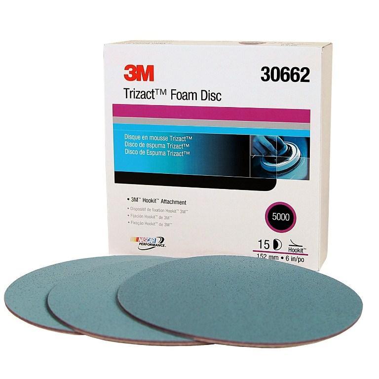 Giấy nhám đĩa siêu mịn  Trizact độ nhám P5000 6in 152mm