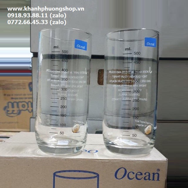 ly thủy tinh cao cấp Ocean 625ml có chia vạch - ly thủy tinh Ocean