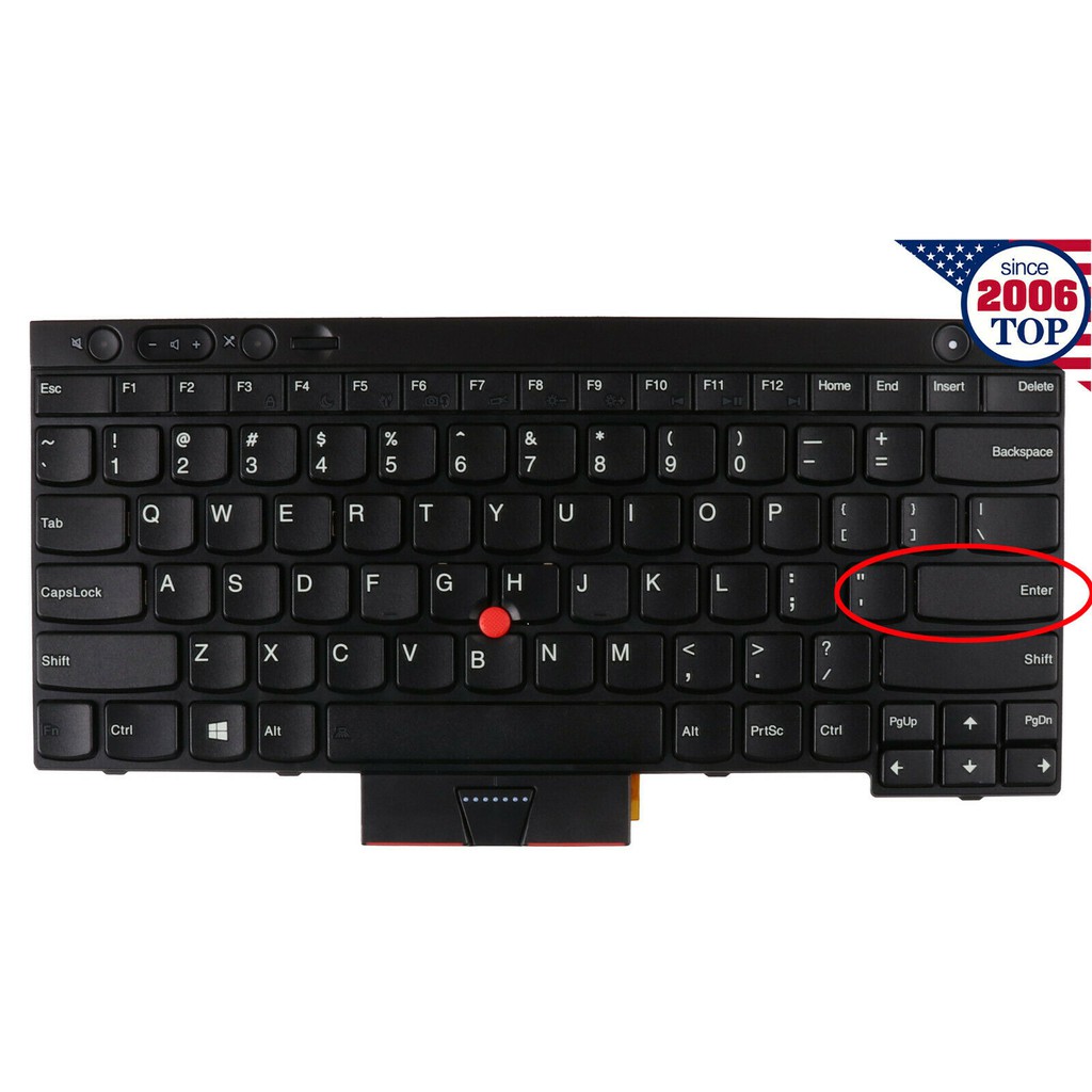 [HCM]Bàn Phím Laptop Lenovo IBM Thinkpad T530 T430 W530 X230 Loại có chuột Layou US Hàng Mới