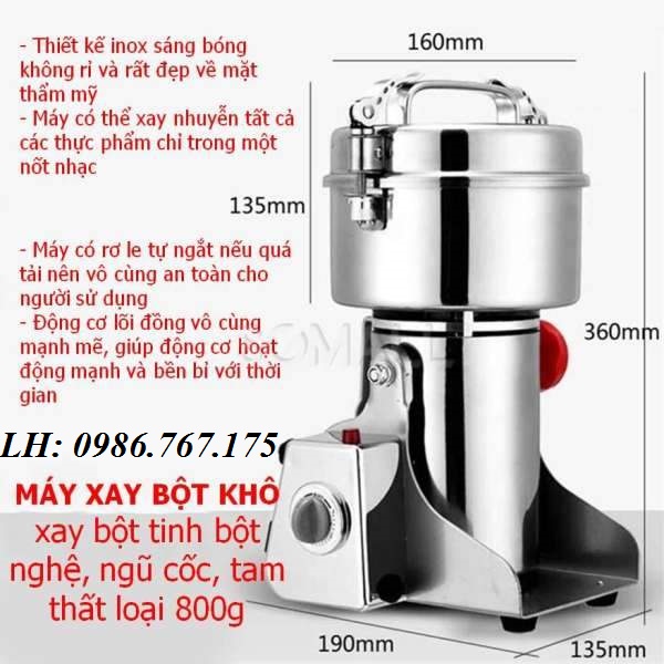 Máy xay ngũ cốc siêu mịn 800g