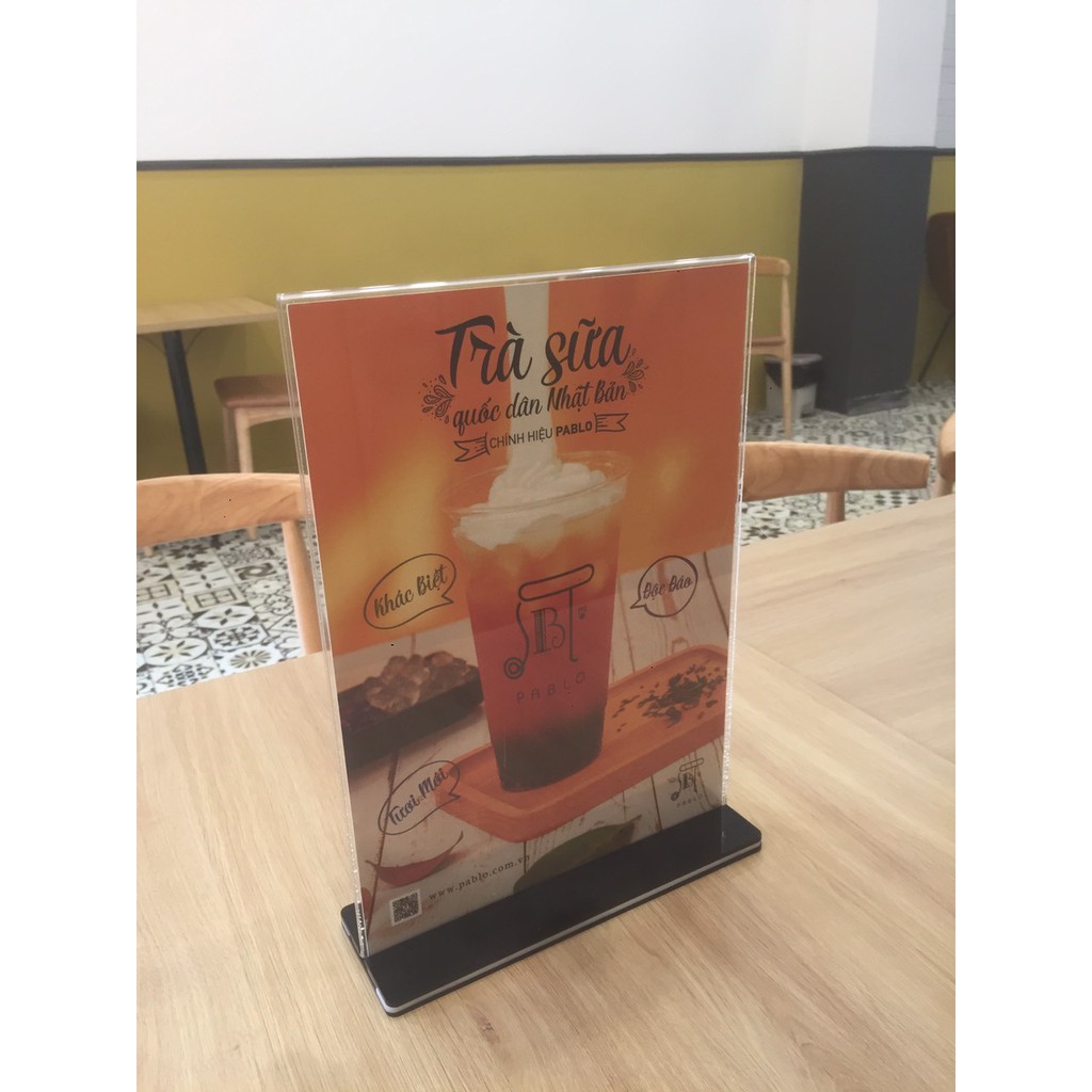 Menu Mica/Kệ Mica A4/A5 Hàng Đẹp