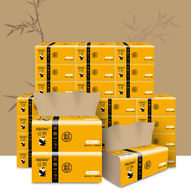 Combo 10 gói Giấy Ăn Gấu Trúc Sipiao