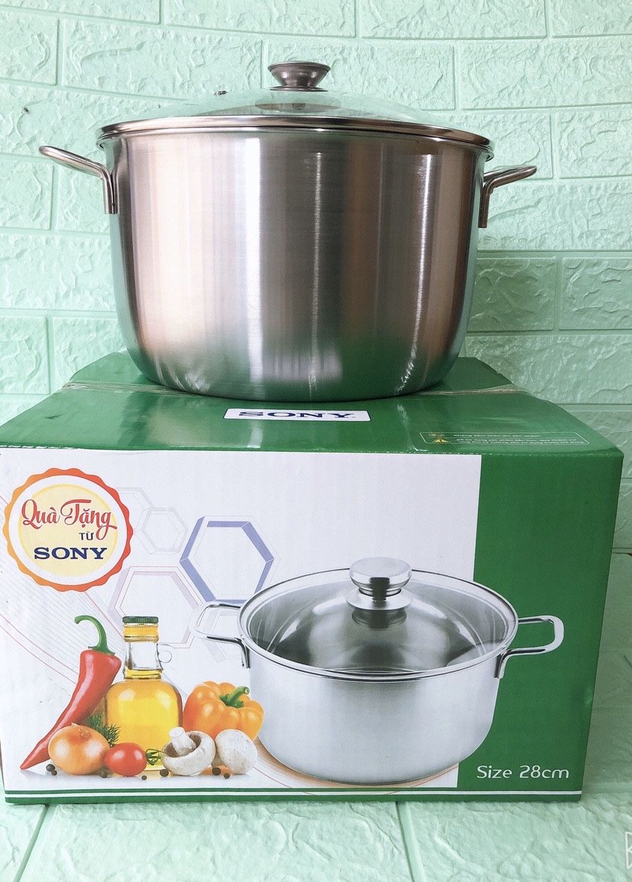Nồi Luộc Gà Inox Size 28cm