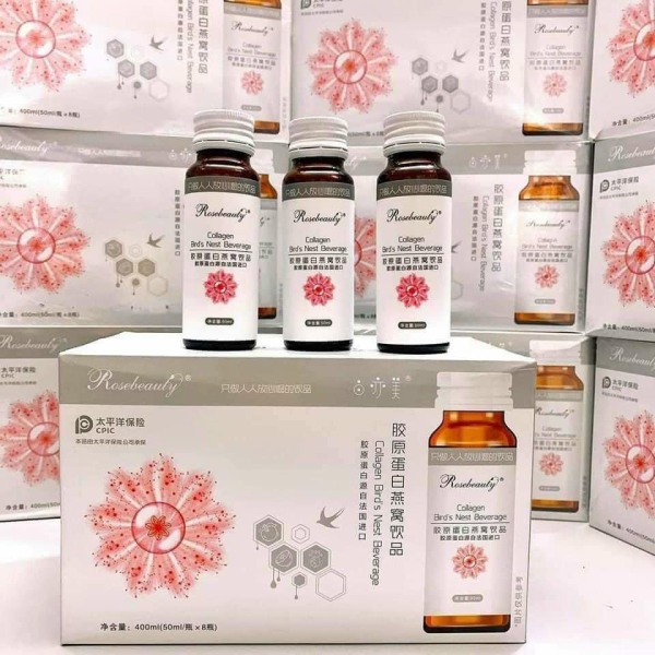 [Chính Hãng] Nước Uống Collagen Yến Trắng Da bổ sung Vitamin C làm trắng da Pure White Nhật Bản 50ml