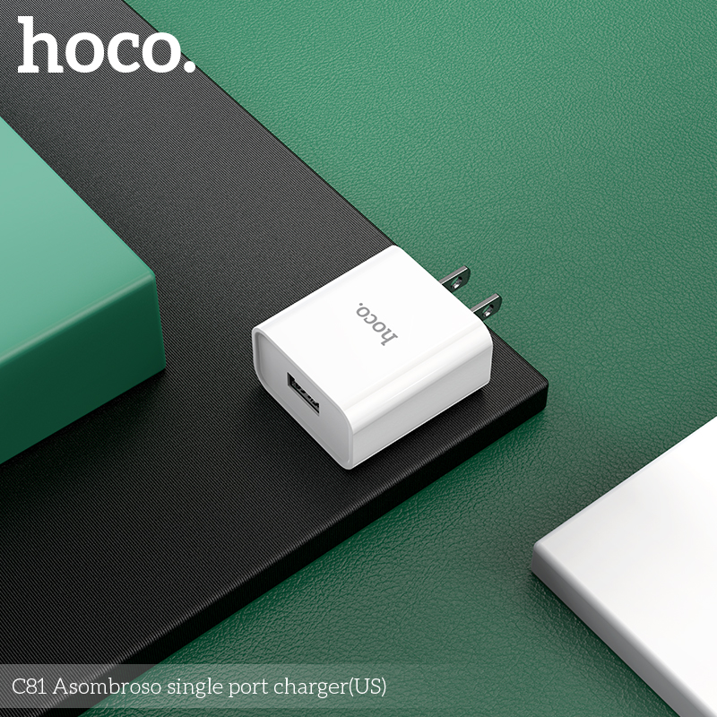 Cốc sạc Hoco C81 2.1A (Trắng) - Nhất Tín Computer
