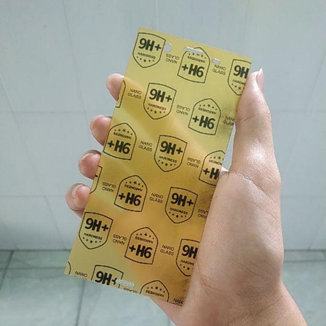 Dán cường lực dẻo nano 9H mặt trước và sau cho Sony XZ1
