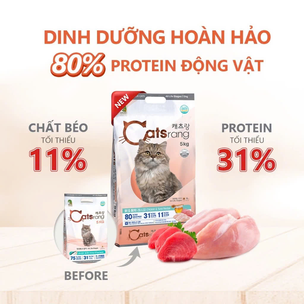 Catsrang dry cat food 5kg