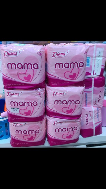 Bỉm Cho Mẹ Sau Sinh Diana Mama 12 Miếng