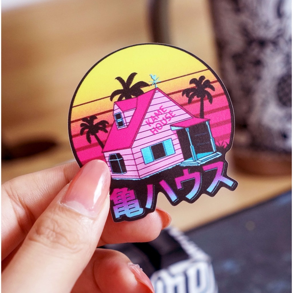 ☾ஐ Set 100 Sticker Sticker Dán Nón Bảo ểm Chống Nước