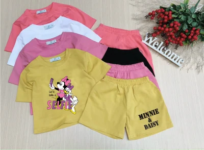 [HCM]sét 3 bộ đồ cho bé gái Minnie & Daisy từ 8kg đến 25kg