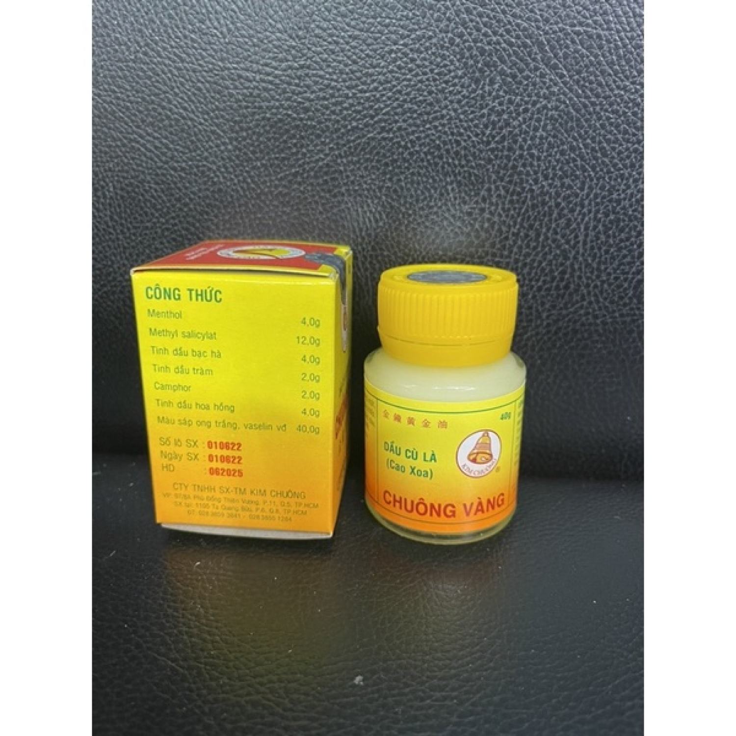 Dầu Cù Là Chuông Vàng 40G (Cao Xoa Bóp)