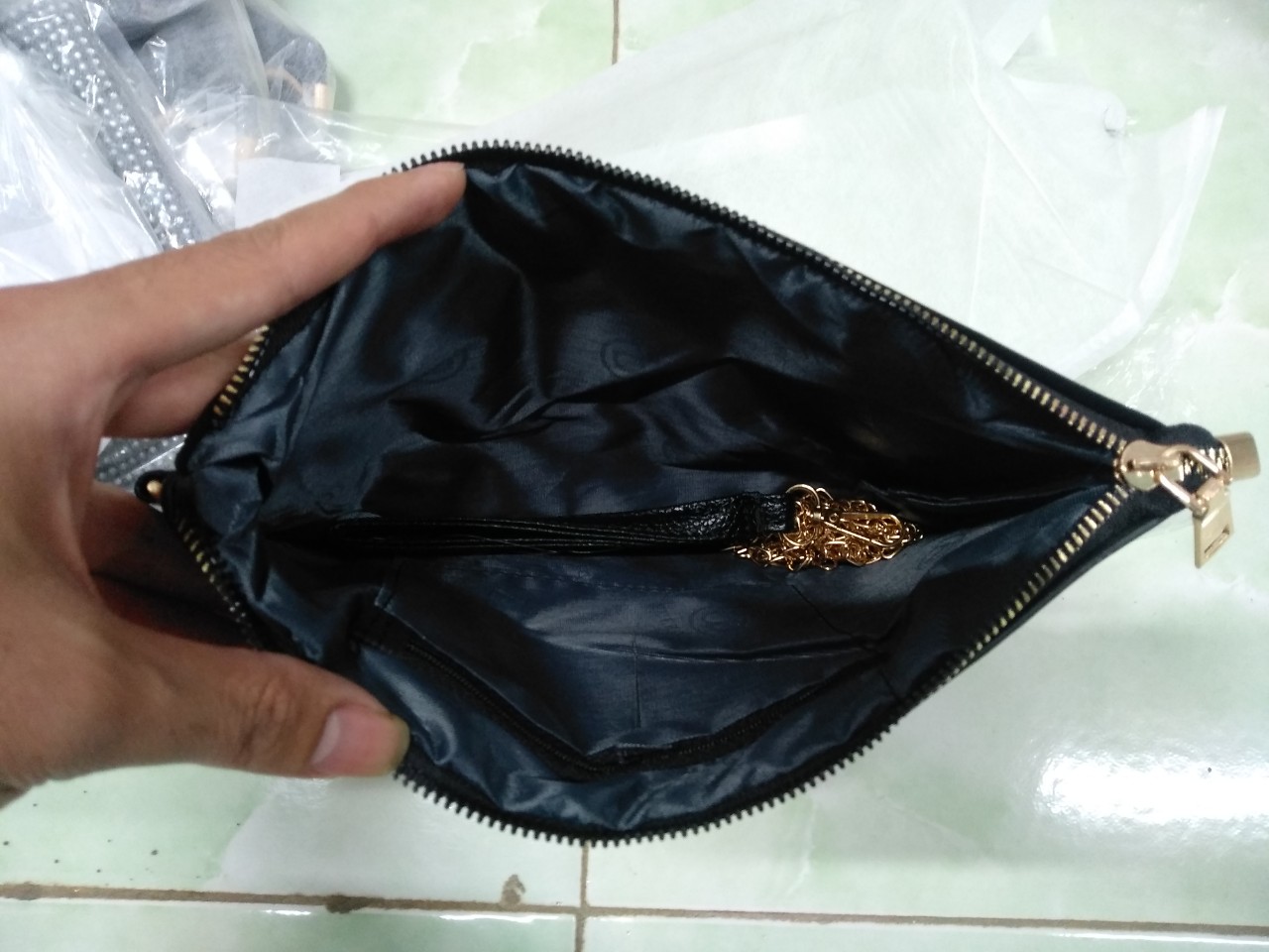 Clutch Thời Trang Đính Ngọc 3M119