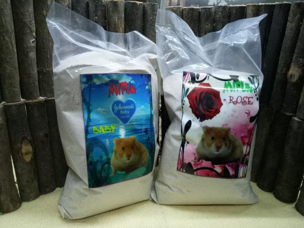 CÁT TẮM HAMSTER TỰ NHIÊN 1KG