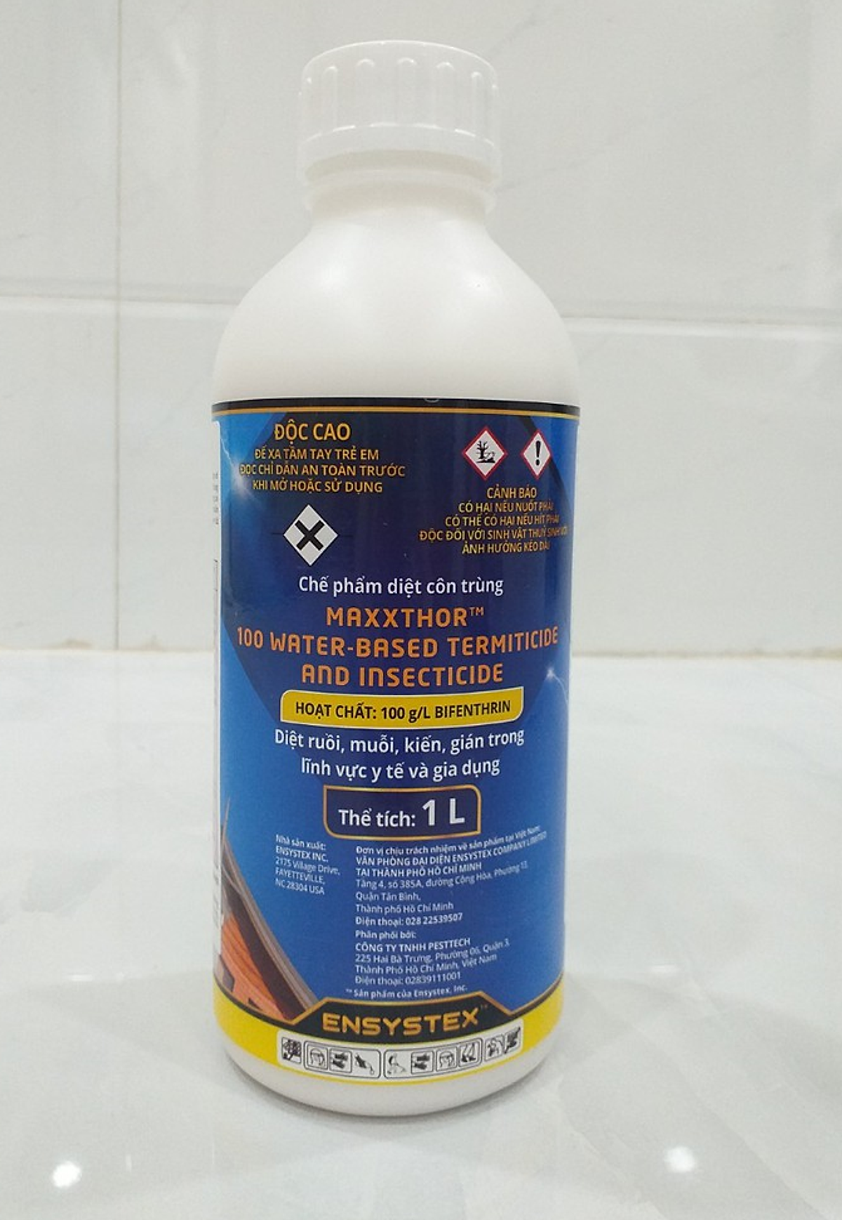 (Hàng Nhập Mỹ) Thuốc diệt ruồi, muỗi, gián, kiến MAXXTHOR 100 ( ko mùi, tồn lưu lâu trên bề mặt )