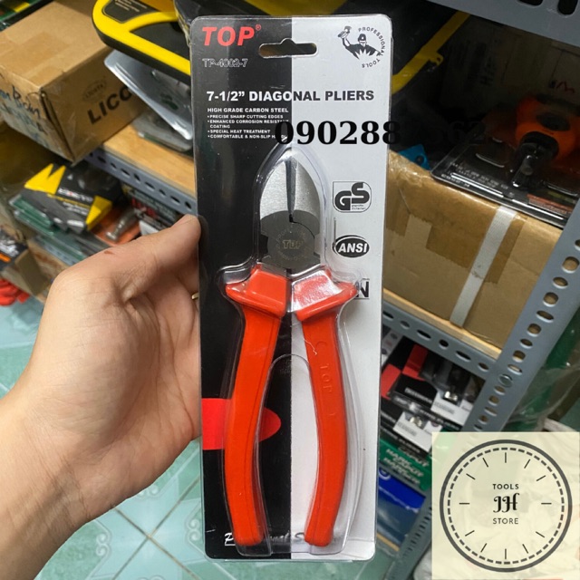 Kìm cắt 7 inch top cán đỏ 180mm