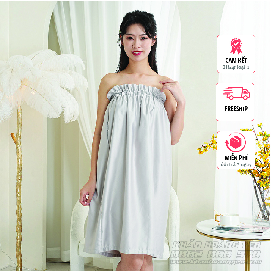 Váy quây, áo choàng phi lụa hàng cao cấp