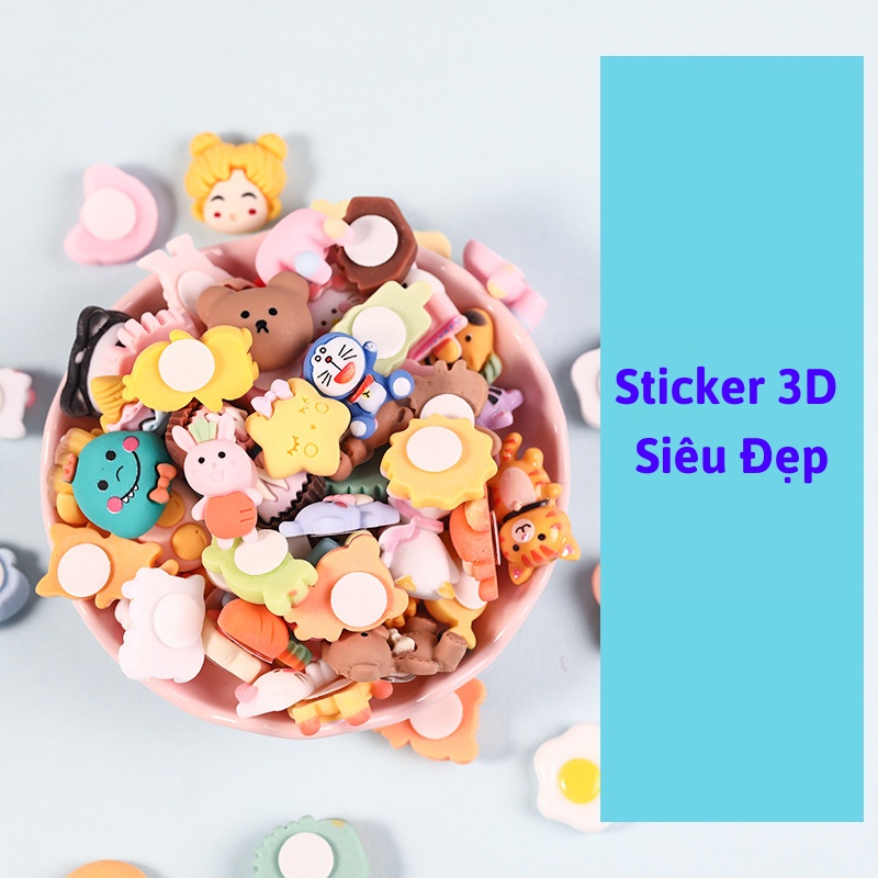 Sticker 2D/3D dán nhãn siêu cute TiTiroom( Quà Tặng)