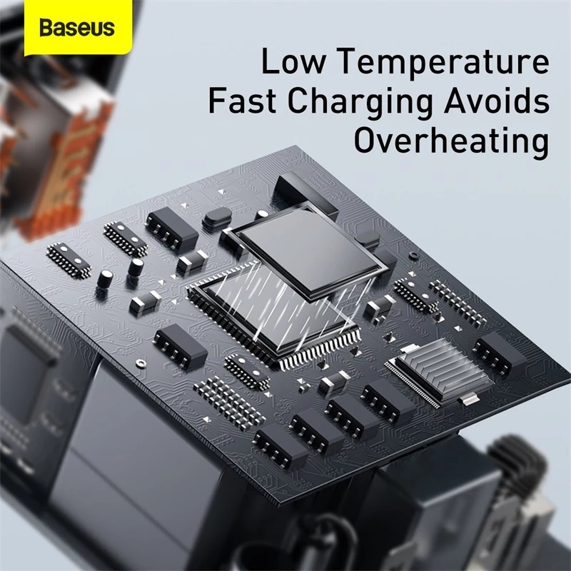 Củ sạc nhanh Baseus 30W PD USB Type C cho iPhone 12 Pro Max 11 Mini 8 Plus