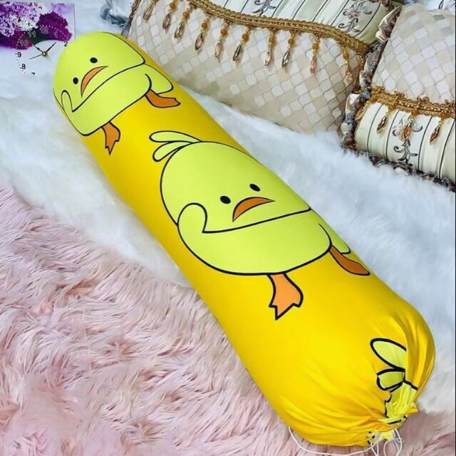 VỎ GỐI ÔM 35 X 100 CM MẪU VỊT VÀNG MỚI
