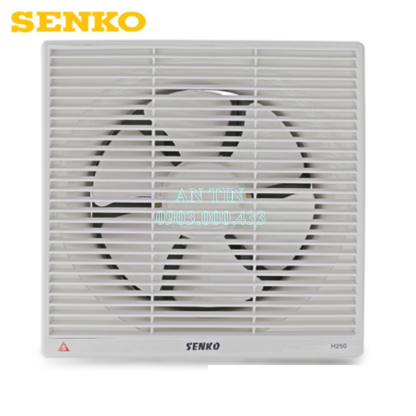 [HCM]Quạt hút âm tường Senko H150 trắng