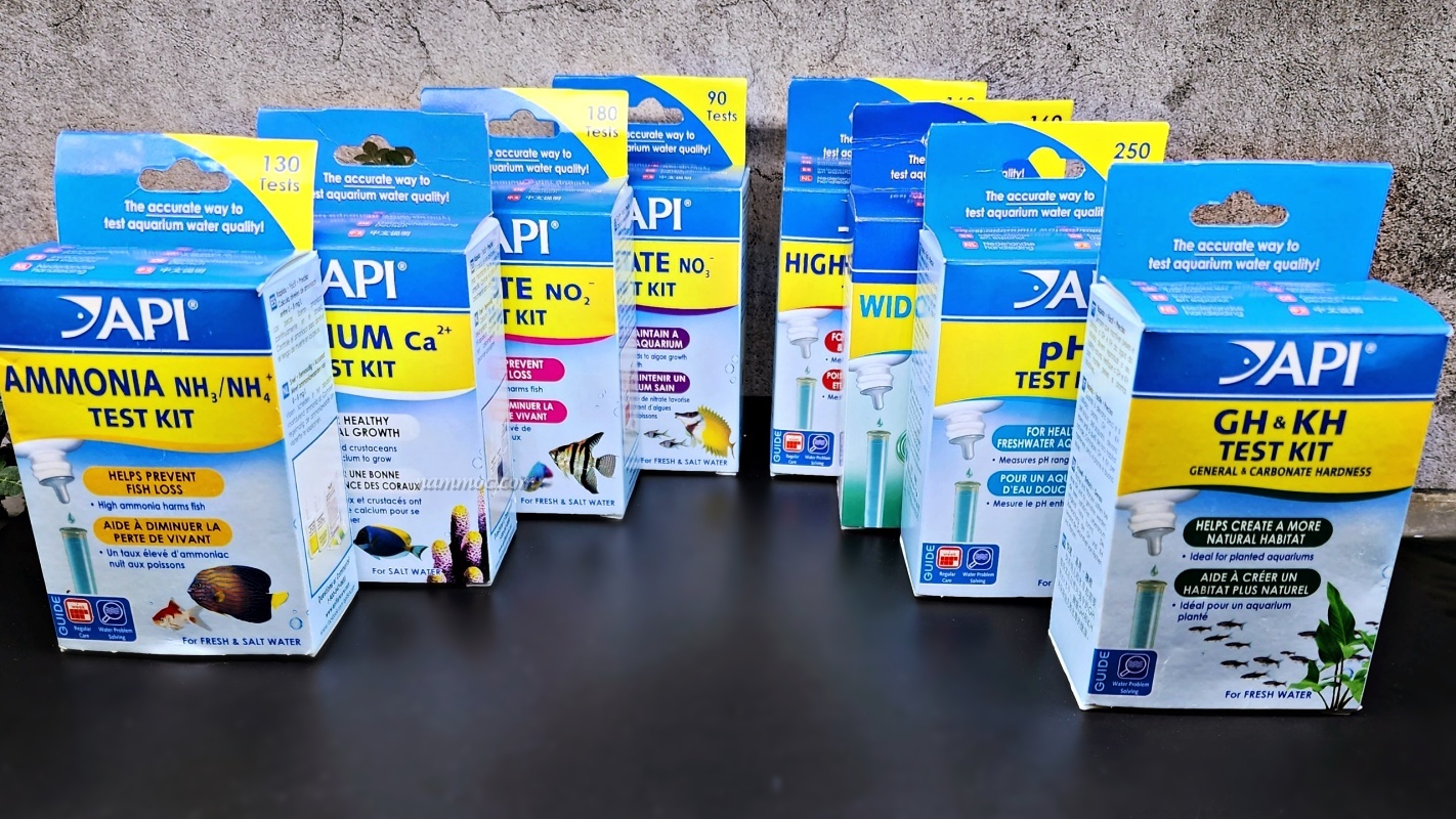 API Test Kit - Test NO2 / NO3 / NH3/NH4 / Test pH / Test Canxi | Bộ Test API Cho Hồ Cá Nước Ngọt và Nước Mặn